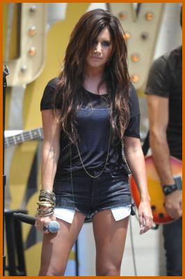Ashley Tisdale Performs in Short Shorts At The Groove